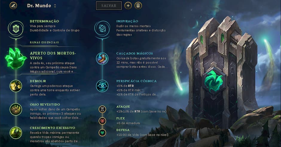 Builds E Runas: Guia Do Campeão Dr. Mundo