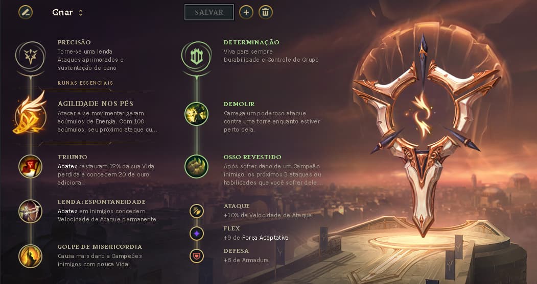 Builds E Runas: Guia Do Campeão Gnar