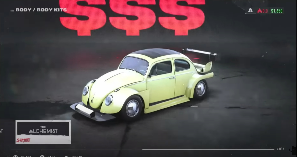 Image showing Beetle customizations in Need for Speed ​​Unbound