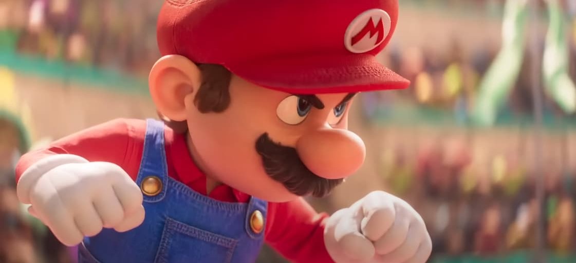 Mario em cena de Super Mario Bros