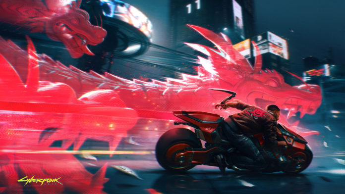 Banner de divulgação Cyberpunk 2077