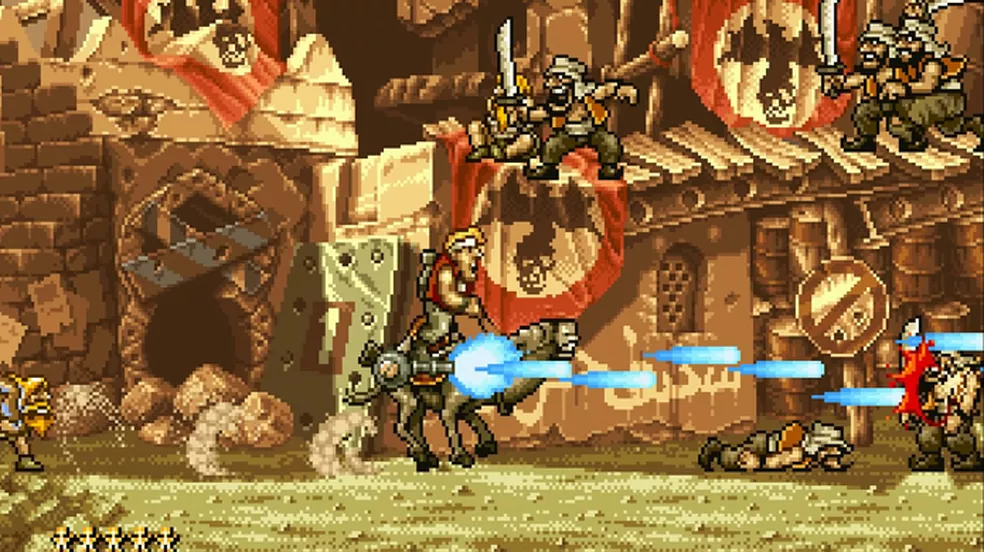 Imagem de gameplay do jogo Metal Slug