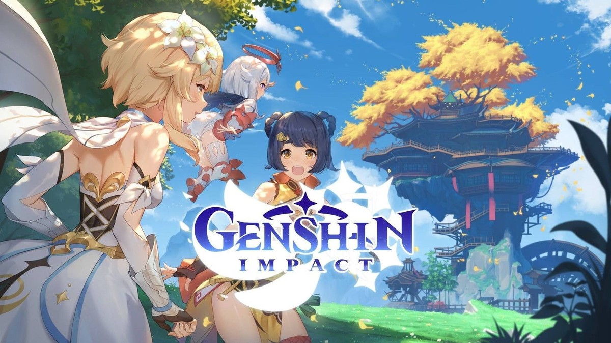 Banner de divulgação do jogo Genshin Impact