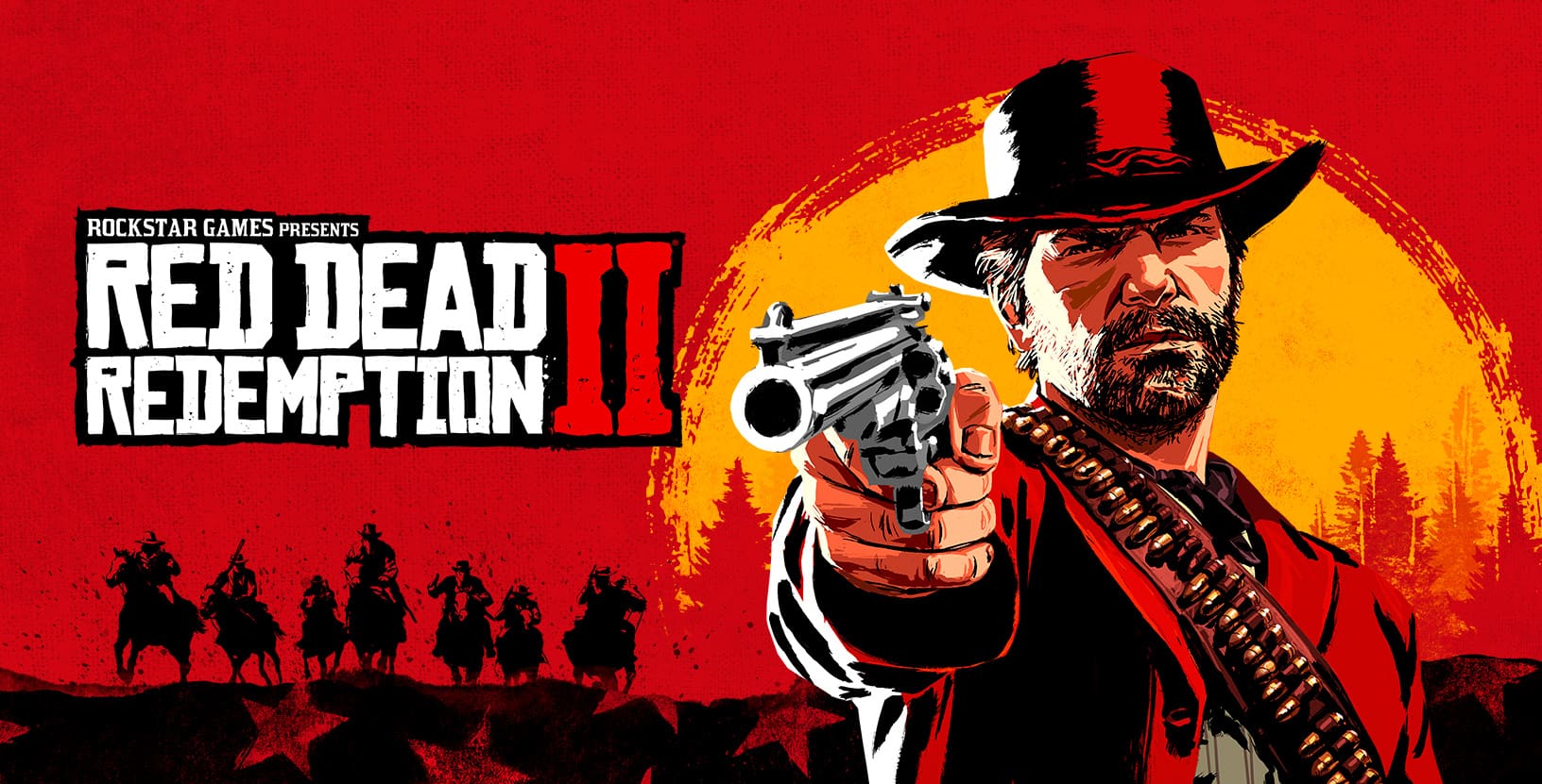 Banner de divulgação do jogo Red Dead Redemption 2