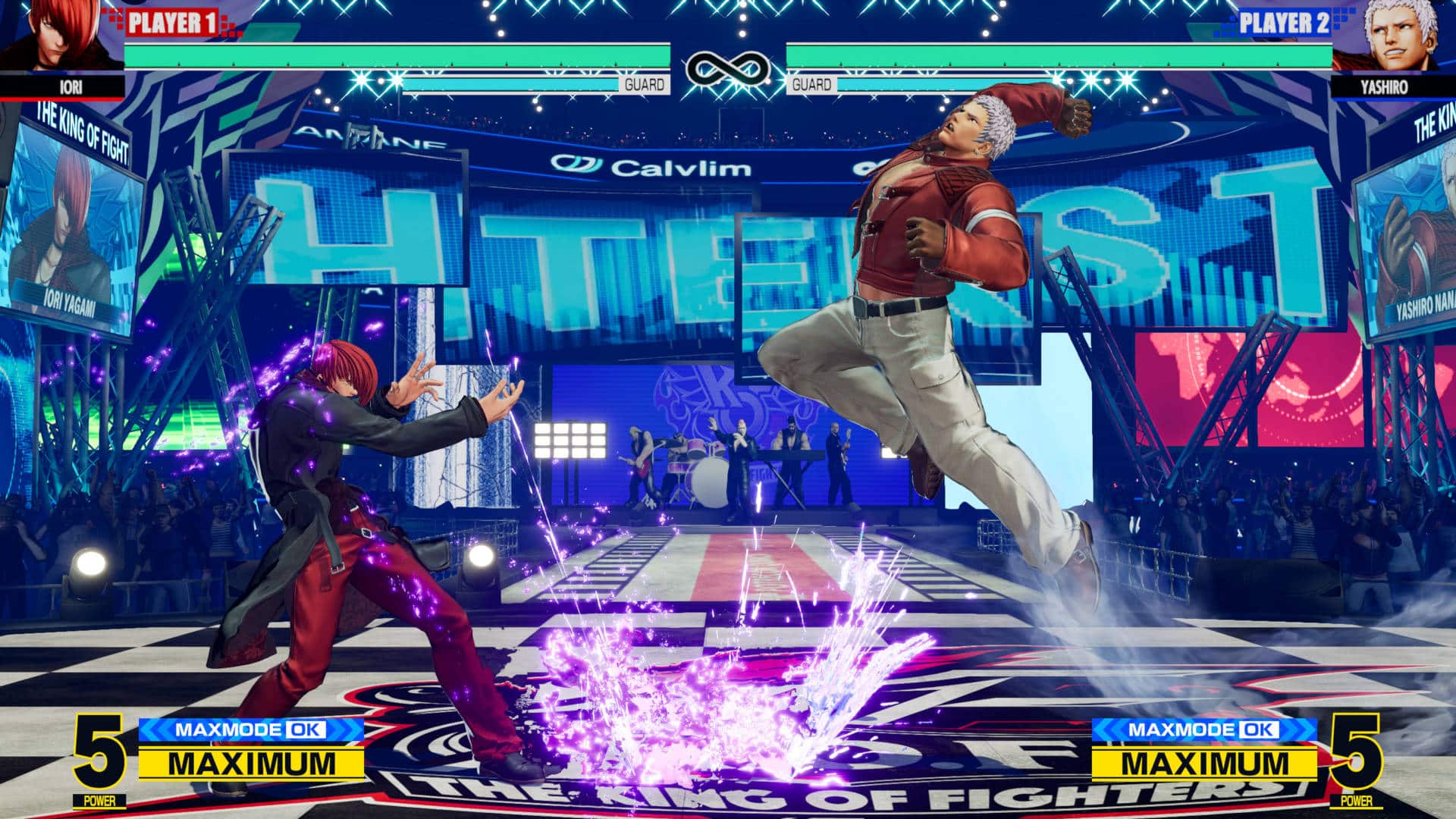 Imagem mostrando gameplay de The King of Fighters XV
