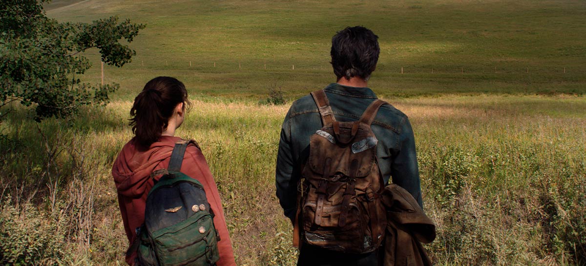 Imagem de Joel e Ellie em The Last of Us