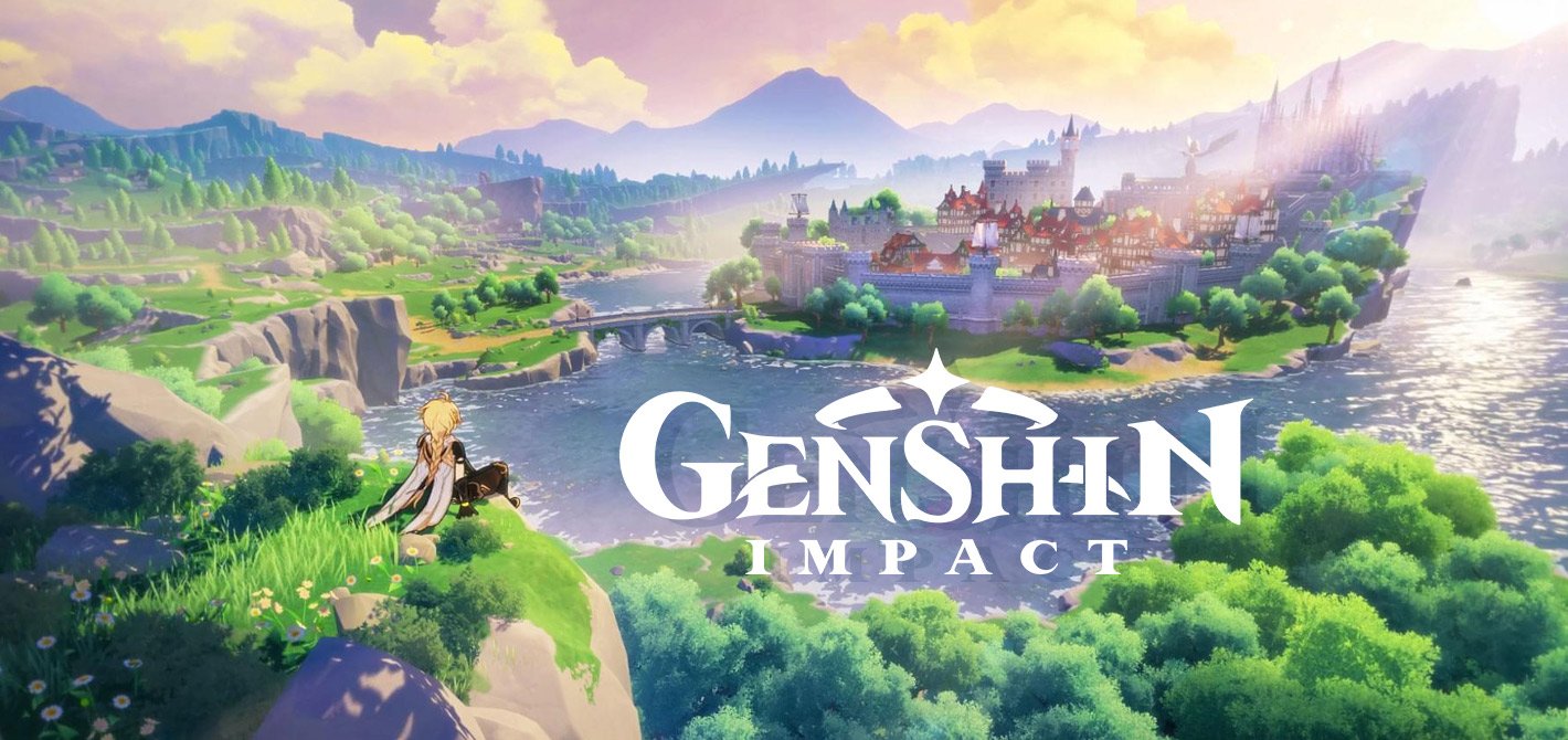Banner de divulgação de Genshin Impact
