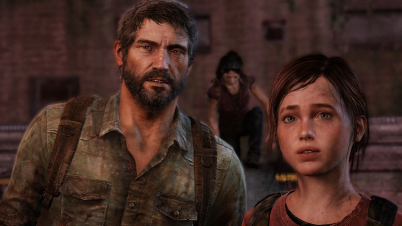 Imagem retirada do jogo The Last of Us mostrando Joel e Ellie