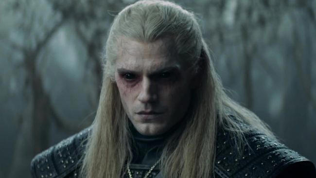 Henry Cavill no papel de Geralt em The Witcher