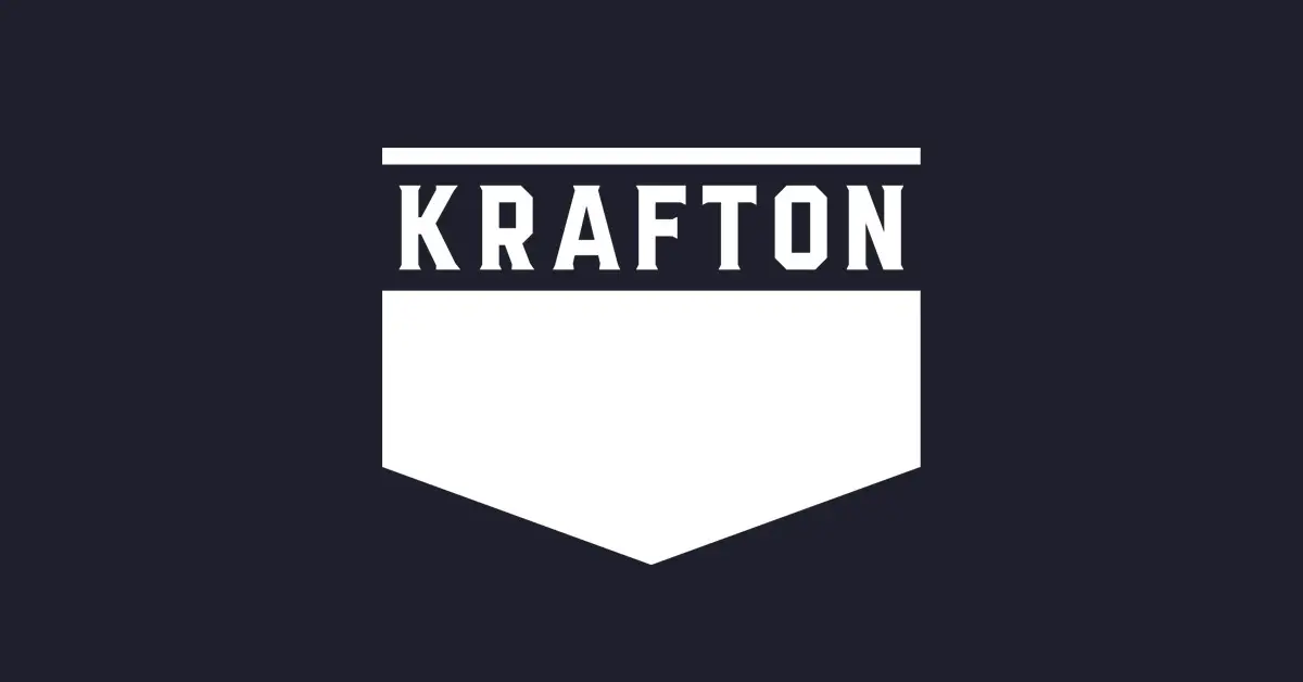 Banner de divulgação da empresa Krafton