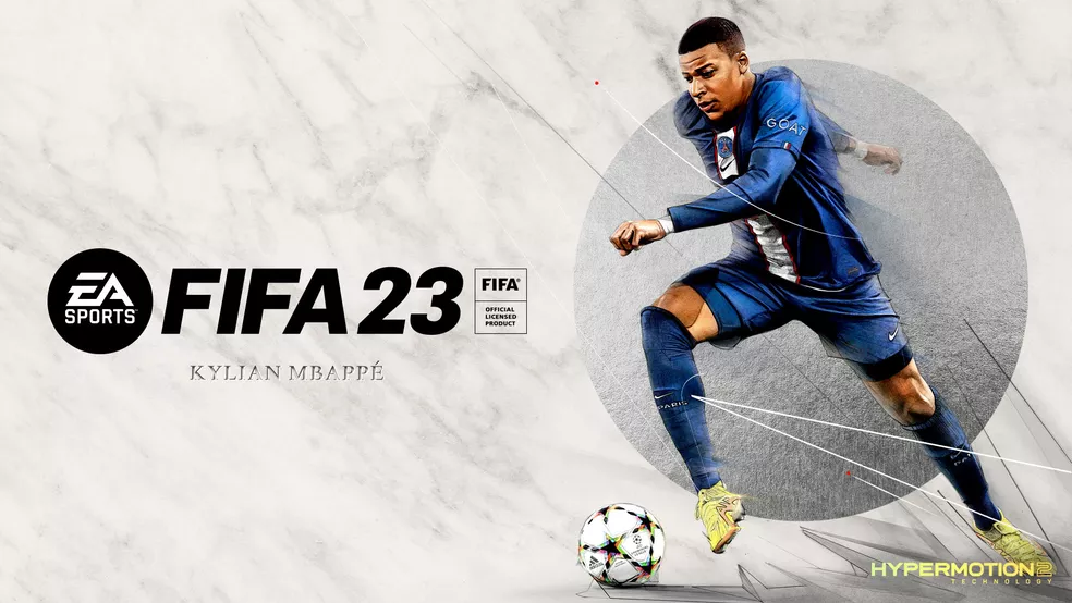 Banner exclusivo de divulgação do jogo FIFA 23