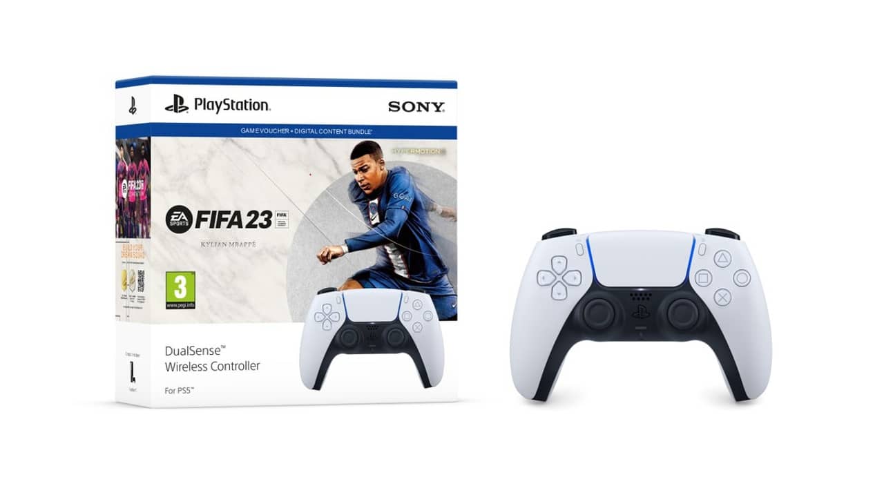 Banner exclusivo Playstation 5 + FIFA 23 Bundle