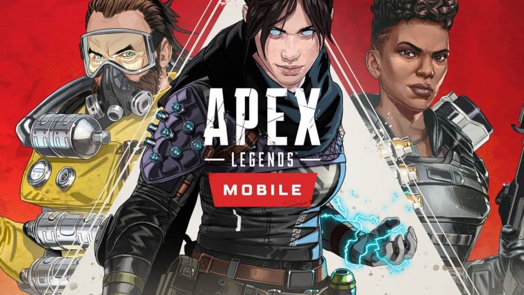 Banner de divulgação do jogo Apex Legends Mobile