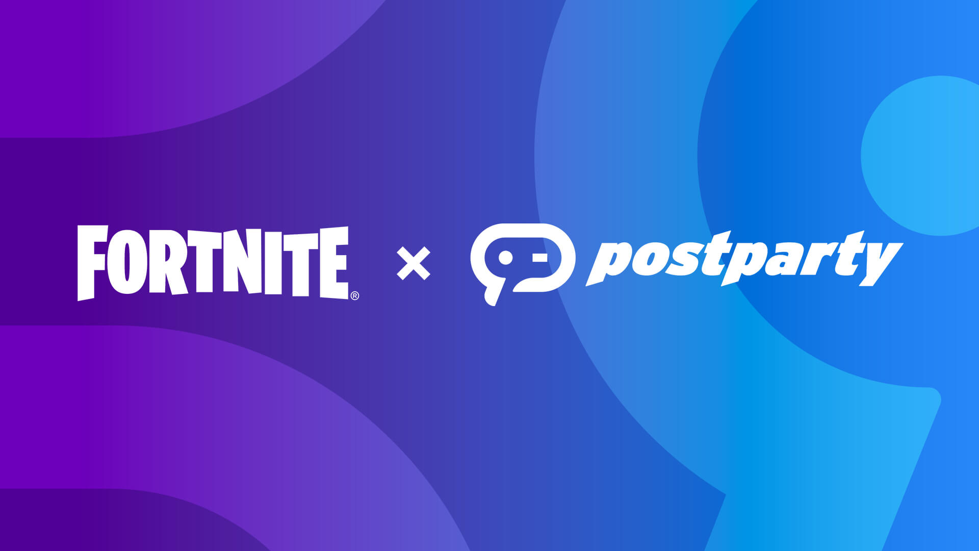 Imagem da nova parceria entre Fortnite e Postparty, anunciada pela Epic Games