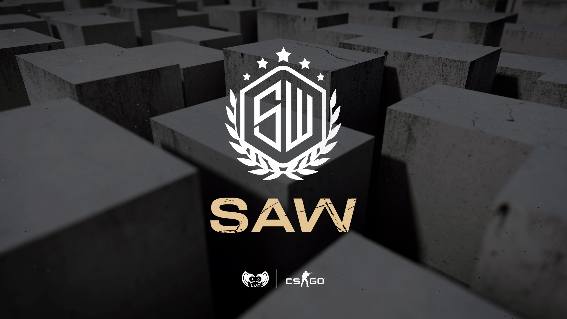 Banner de divulgação equipe CS:GO SAW