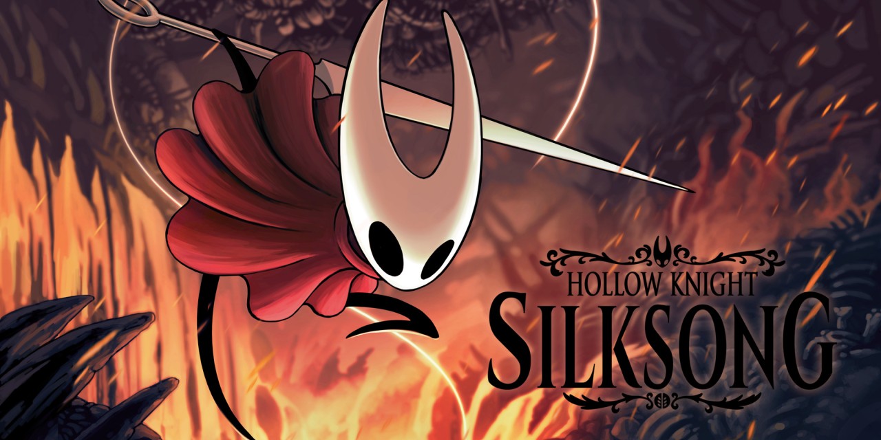 Banner de divulgação do jogo Hollow Knight: Silksong