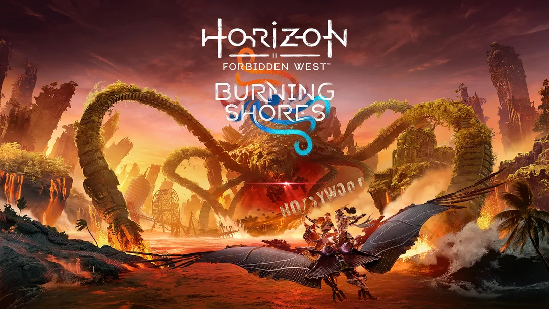 Banner de divulgação da nova DLC de Imagem Reprodução Horizon Forbidden West: Burning Shores