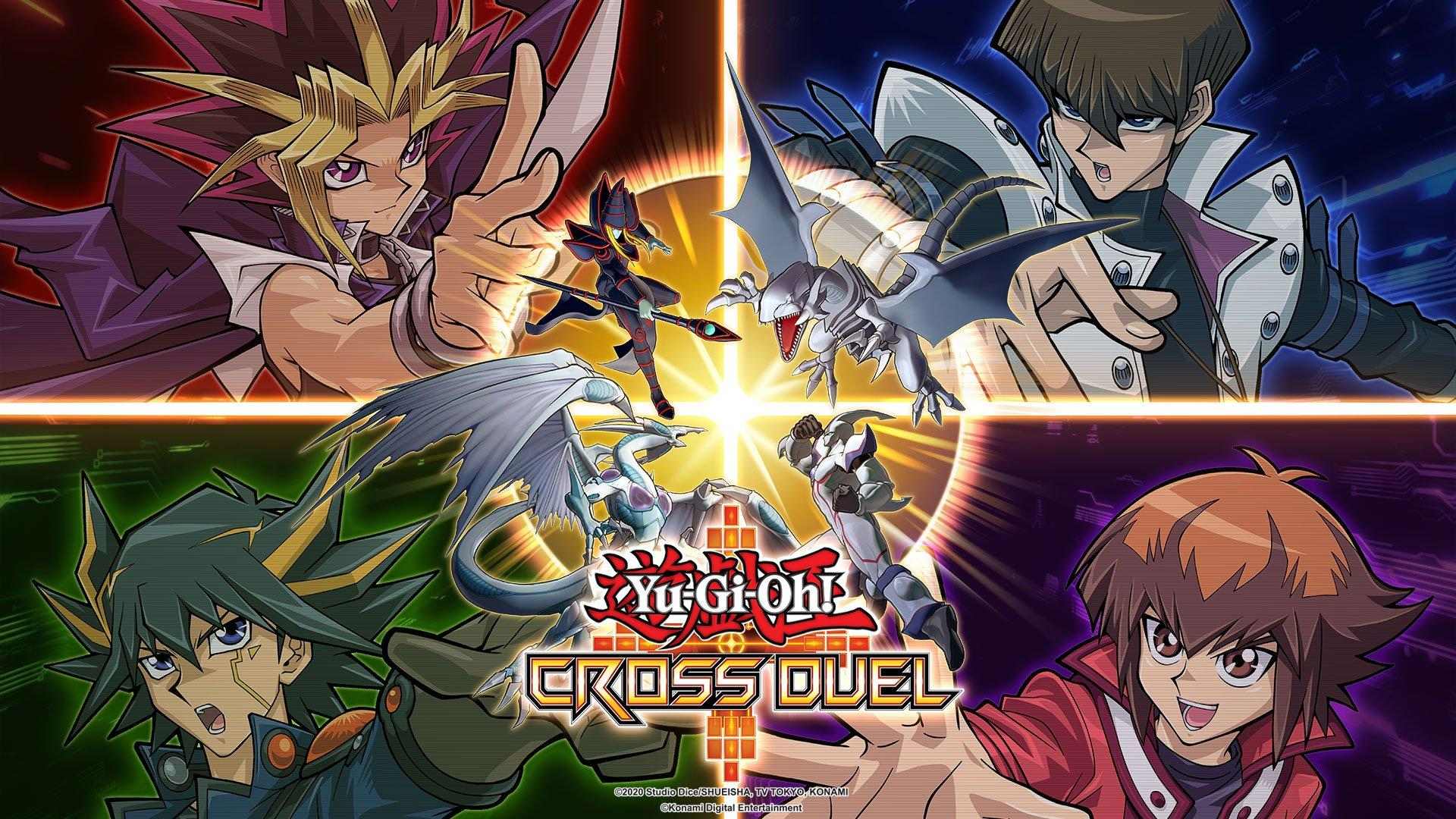 Banner de divulgação do jogo Yu-Gi-Oh! Cross Duels da Konami