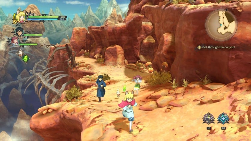 Imagem de Gameplay do jogo Ni No Kuni II Revenant Kingdom Prince's Edition