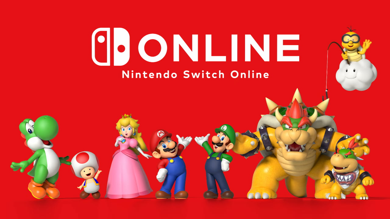 Banner de divulgação dos serviços do Nintendo Switch Online