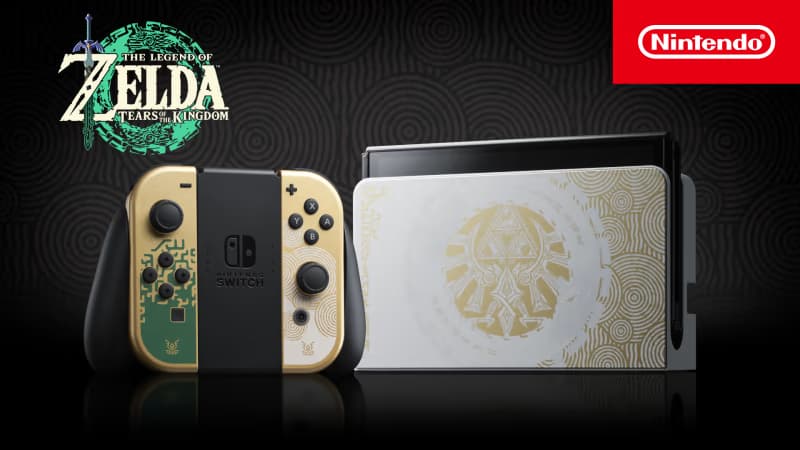 Banner de divulgação da versão exclusiva de Tears of the Kingdom para Nintendo Switch