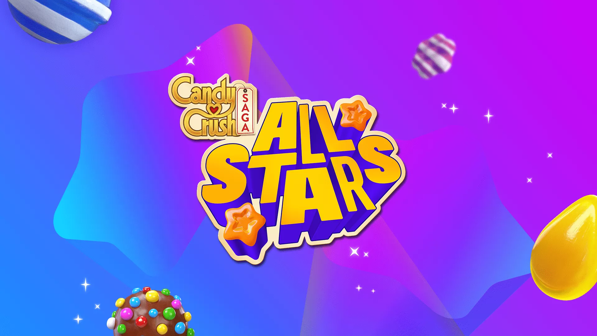 Banner de divulgação do evento All Stars de Candy Crush