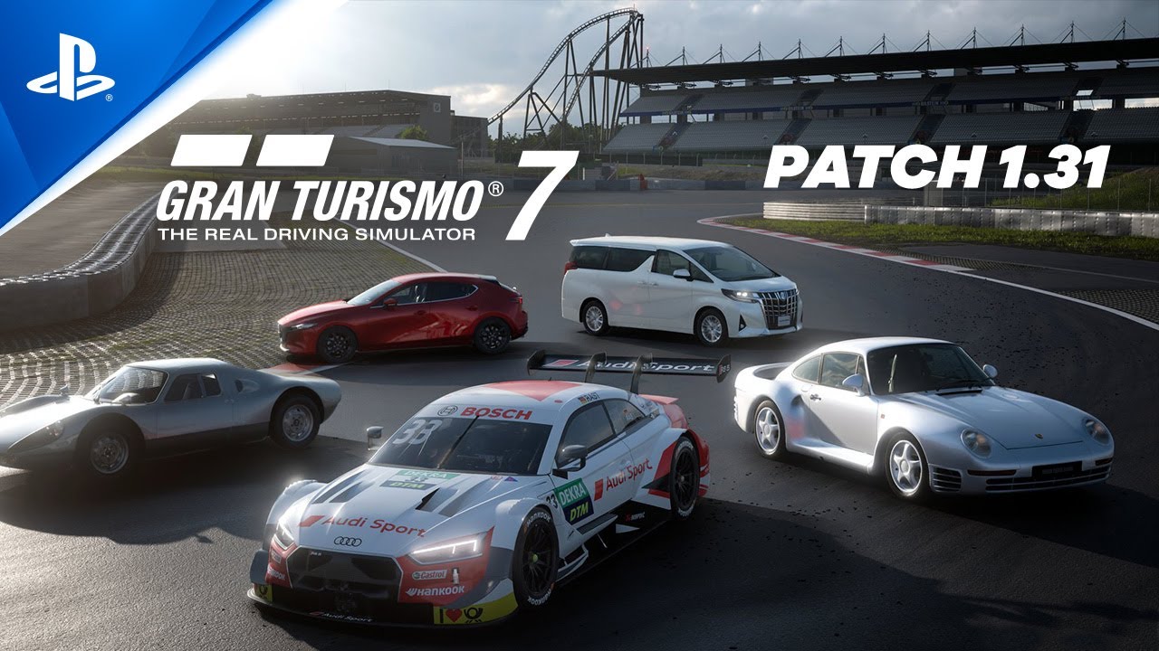 Banner de divulgação da nova atualização de Gran Turismo 7