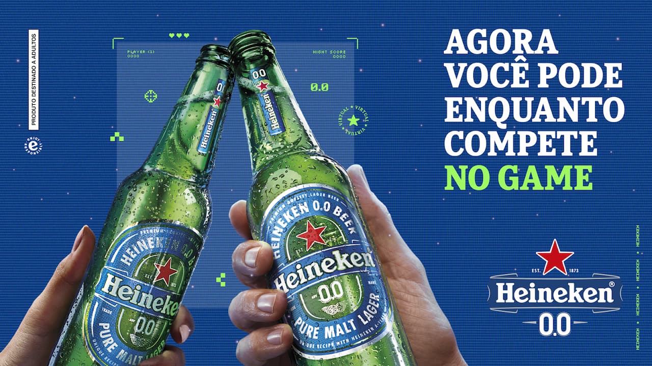 Banner de divulgação Heineken 0.0