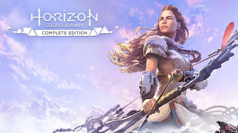 Banner de divulgação de Horizon Zero Dawn na lista de jogos de PS4 baratos da Amazon