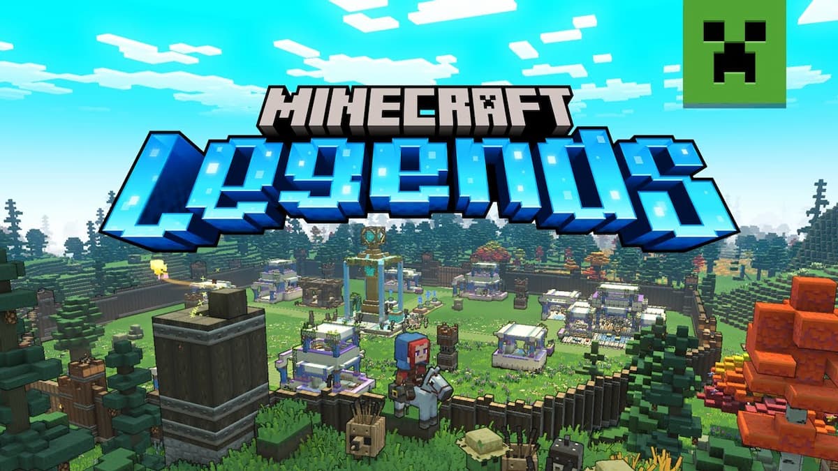 Mundo do jogo Minecraft Legends