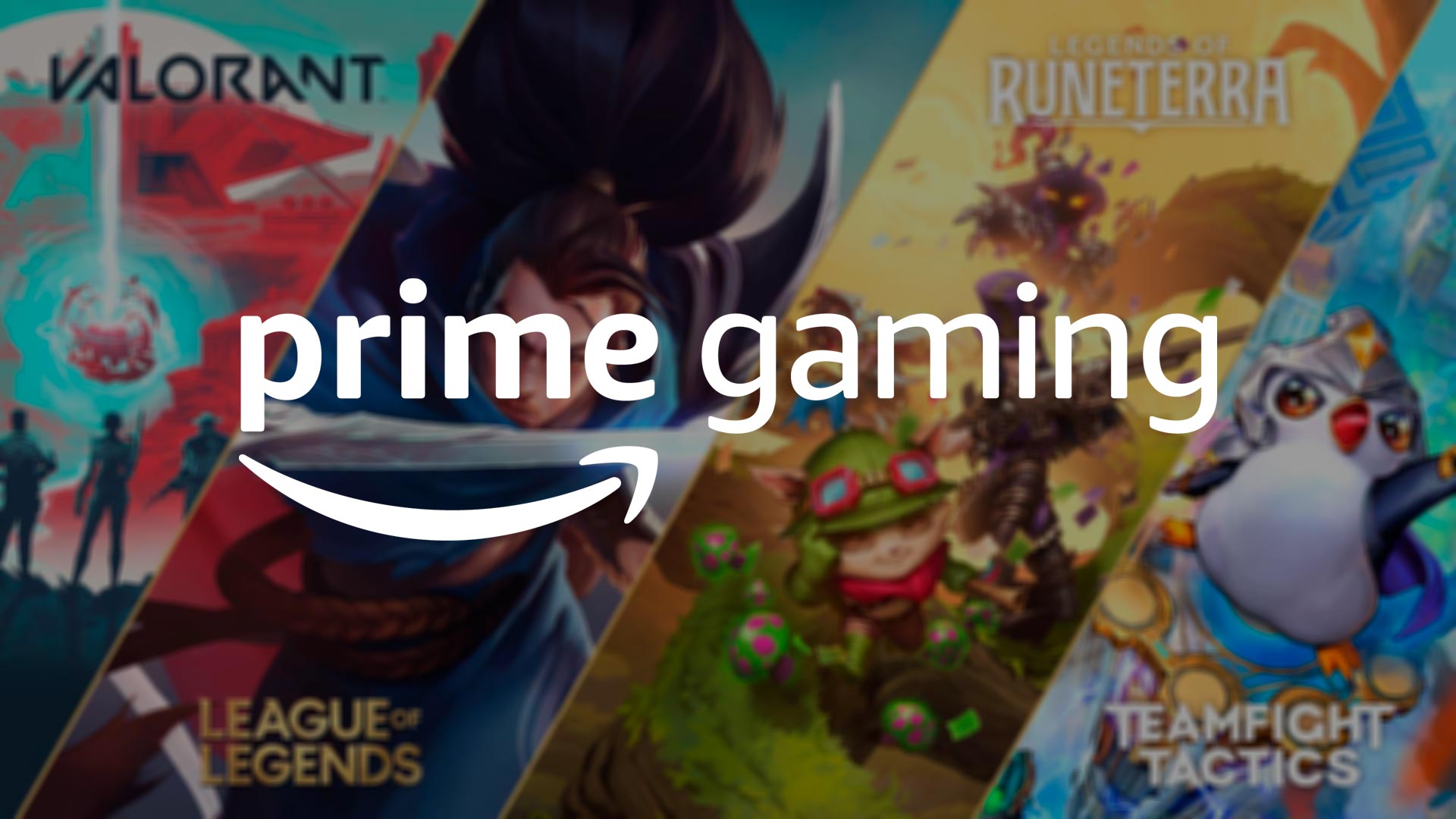 Banner de divulgação da parceria Riot Games e Prime Gaming