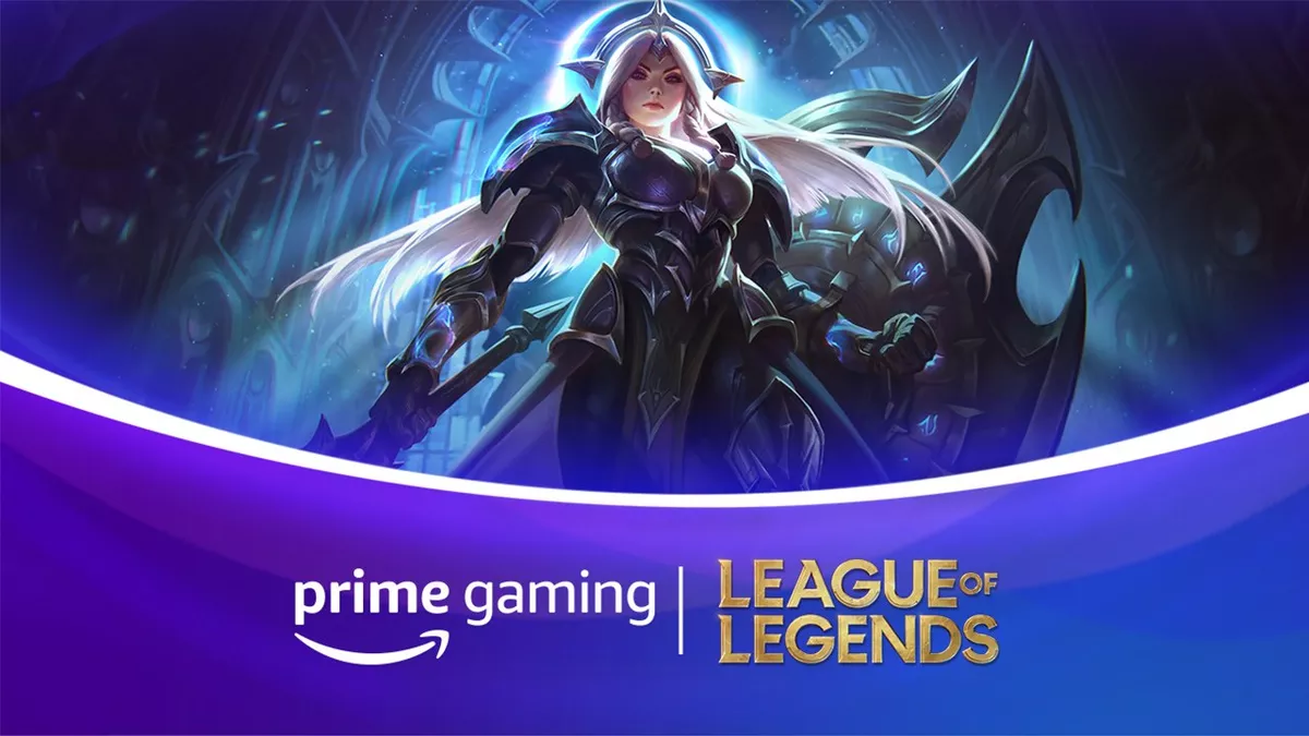 Banner de divulgação das recompensas para League of Legends da Prime Gaming