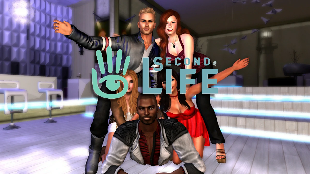 Banner de divulgação de um dos jogos clássicos MMO, Second Life