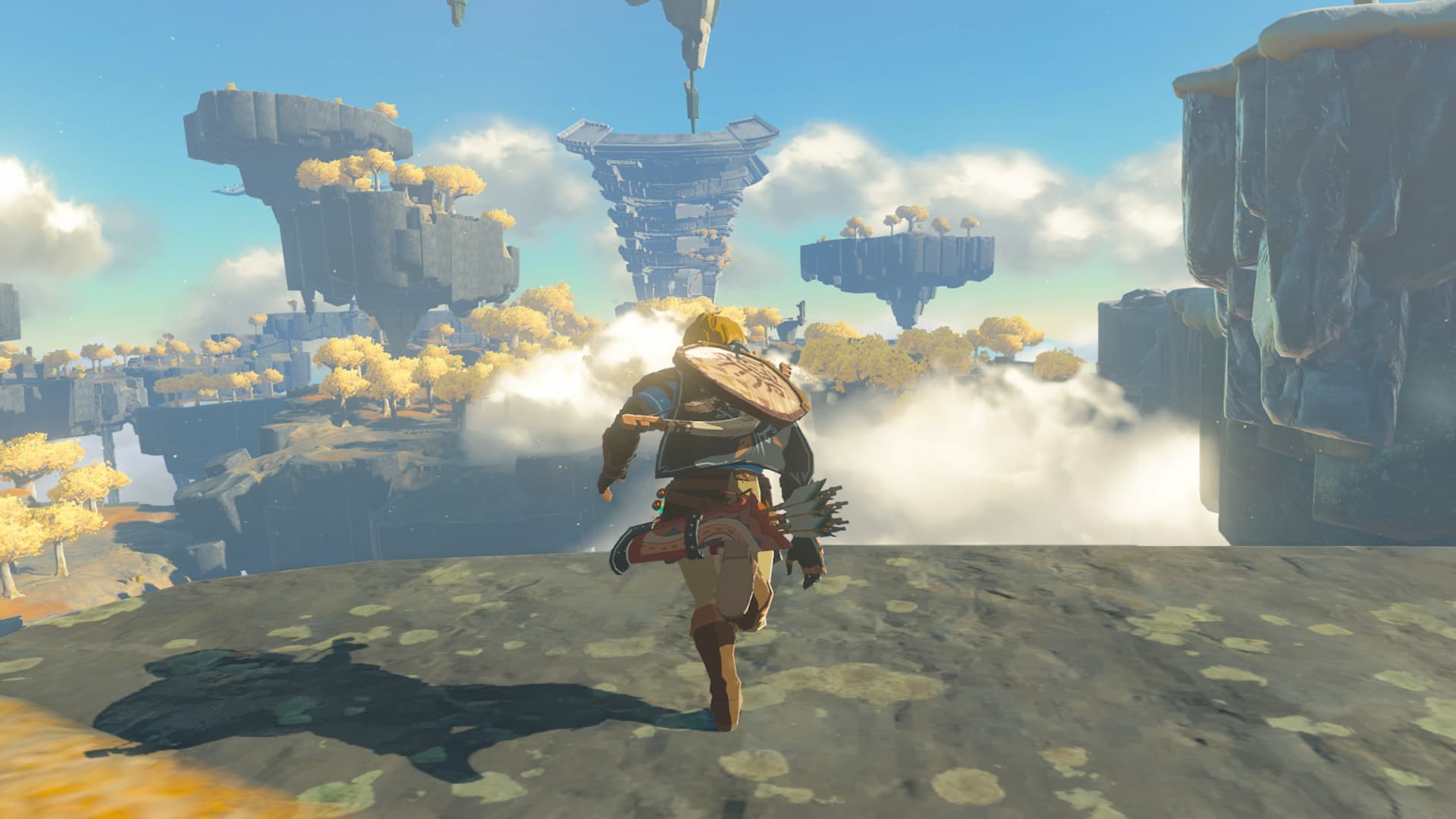 Captura de gameplay do jogo The Legend of Zelda: Tears of the Kingdom