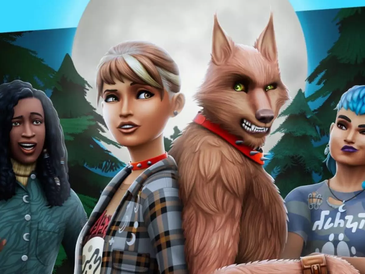 Banner da DLC do jogo The Sims 4