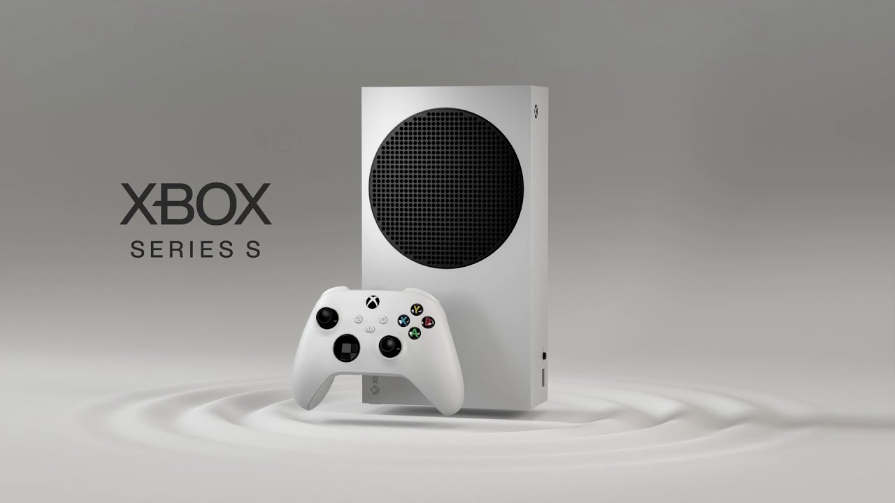 Banner de divulgação do console do Xbox Series S