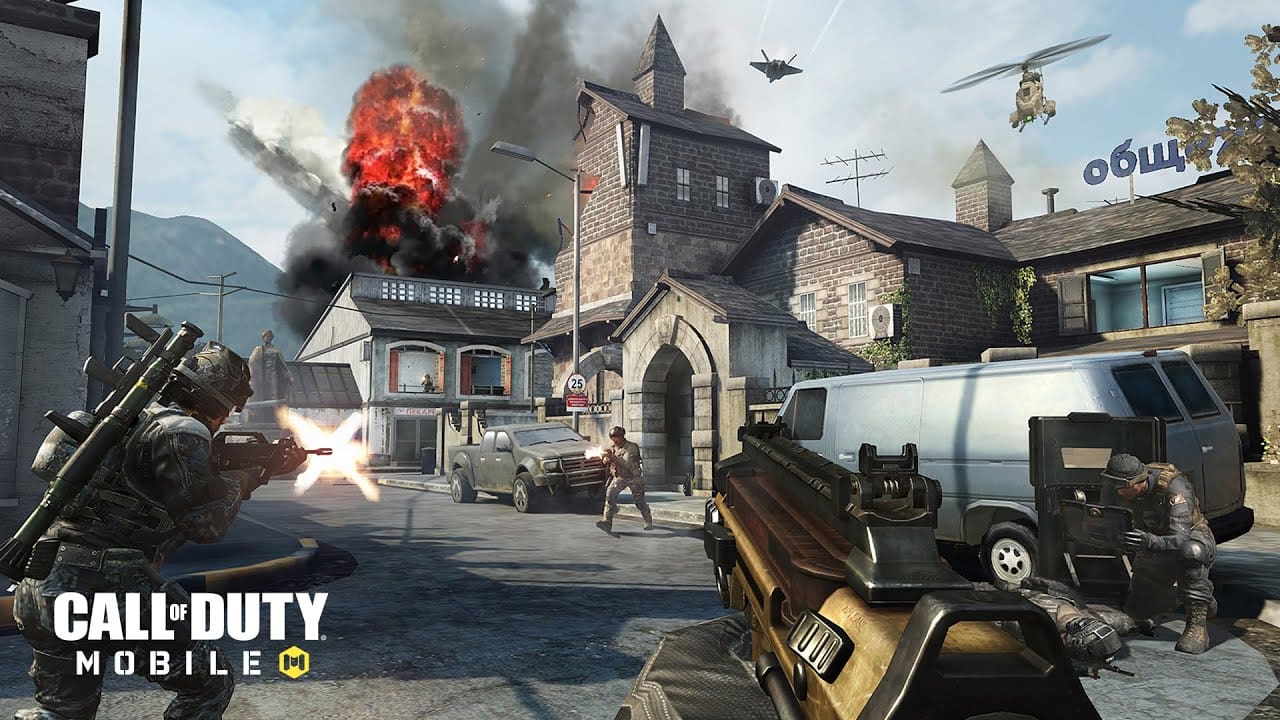 Imagem de uma partida dentro do jogo Call of Duty: Mobile