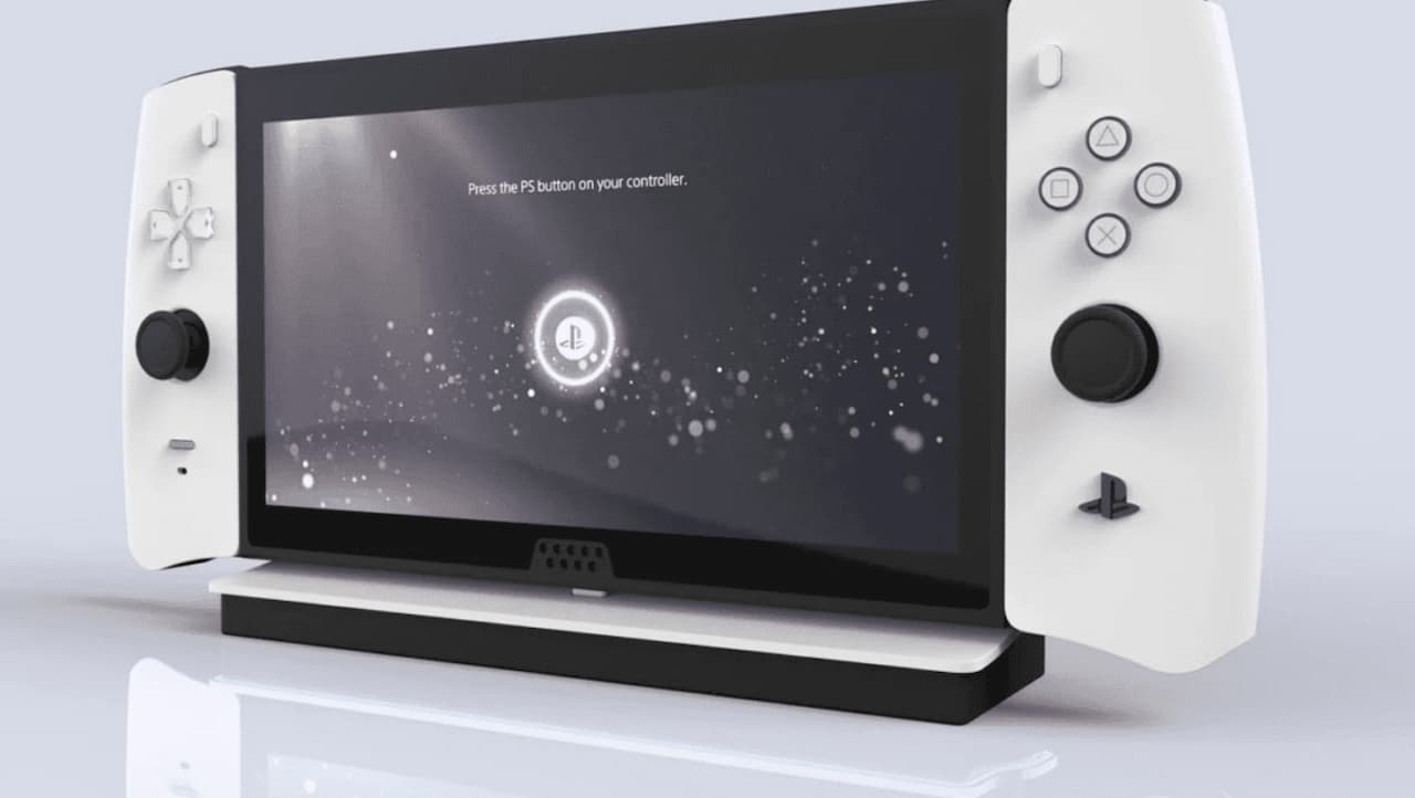 Imagem conceito do novo console portátil da Sony, PlayStation Q Lite