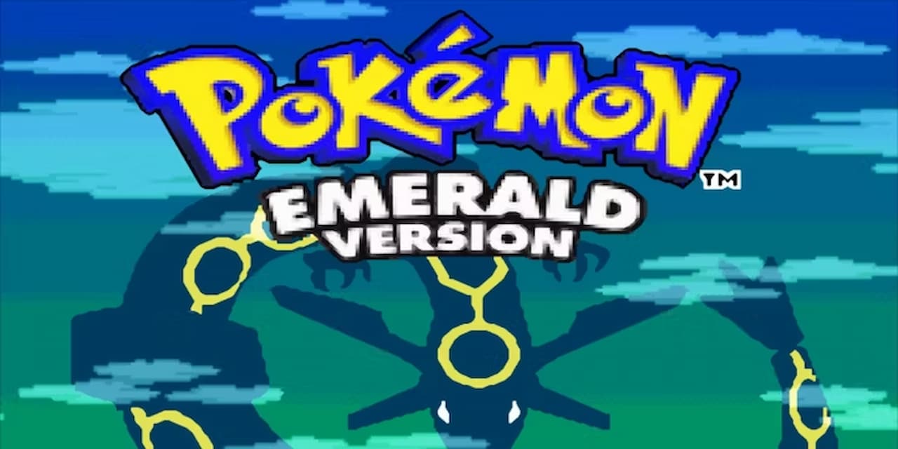 Banner de divulgação de Pokémon Emerald