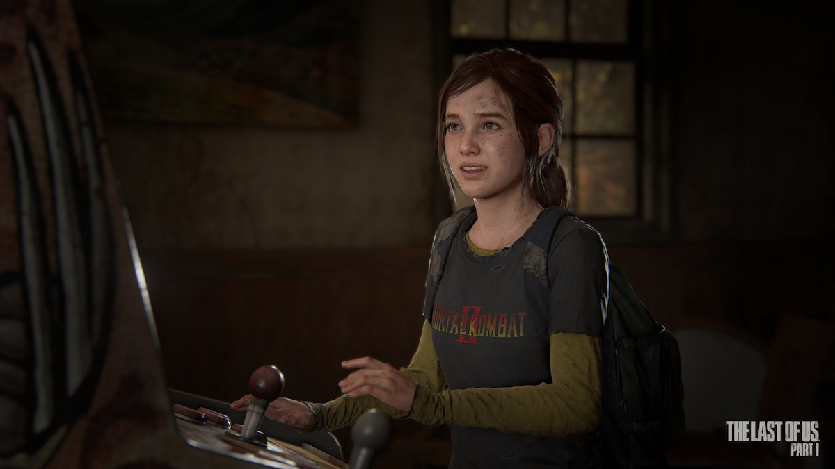 Ellie no jogo “The Last of Us Part I”