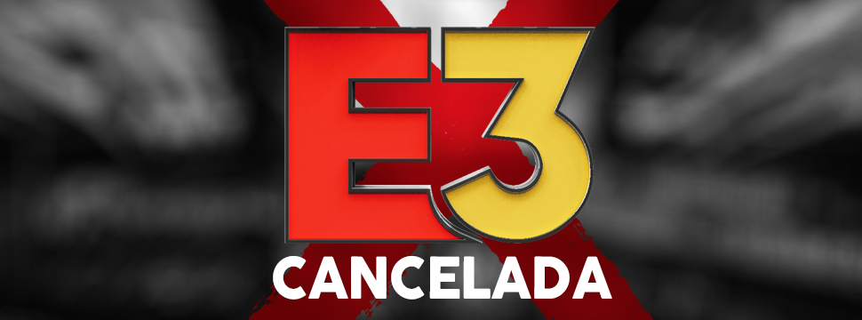 a imagem é uma edição feita para mostrar que o evento E3 foi cancelado,