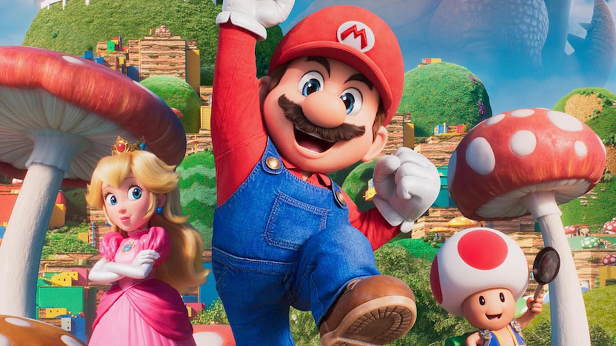 Mario, luigi e peach no filme Super Mario Bros.
