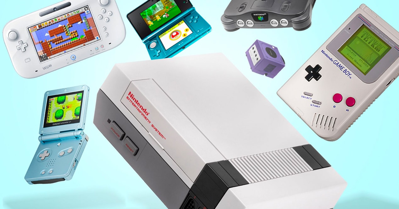 Banner de divulgação de consoles emuláveis da Nintendo