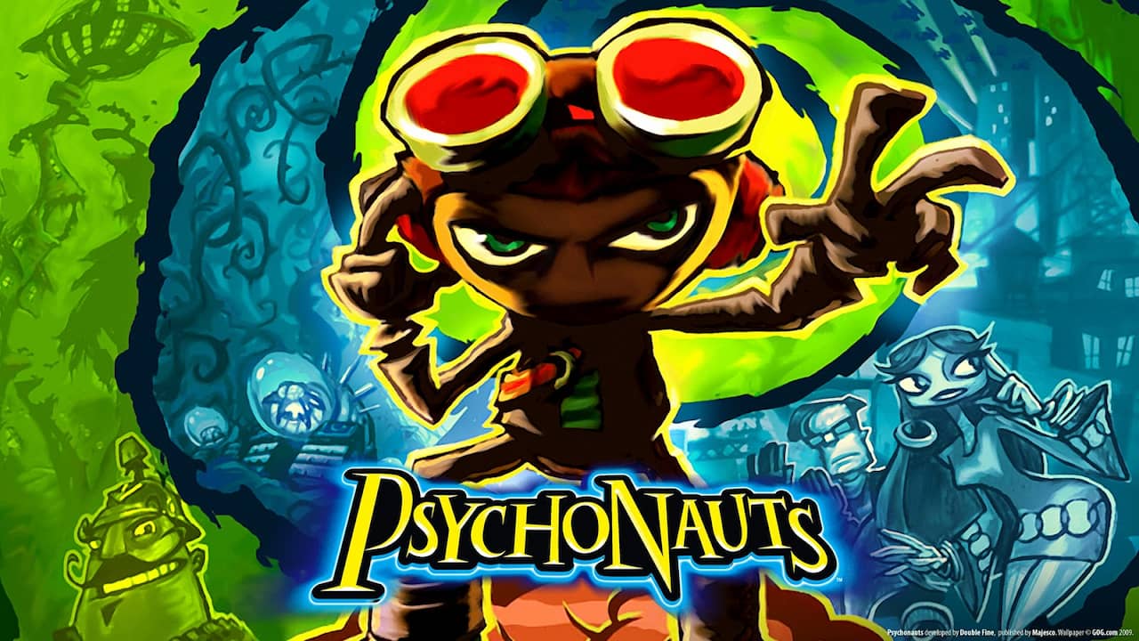 Capa do jogo Psychonauts de Xbox