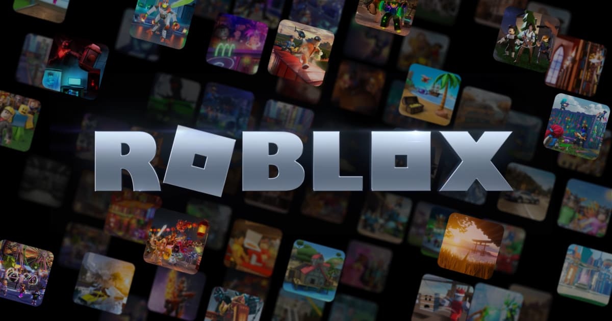 Logo do jogo Roblox.