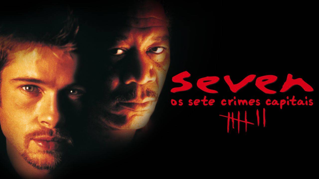 Banner de divulgação dos melhores filmes da HBO Max, Seven: Os Sete Pecados Capitais