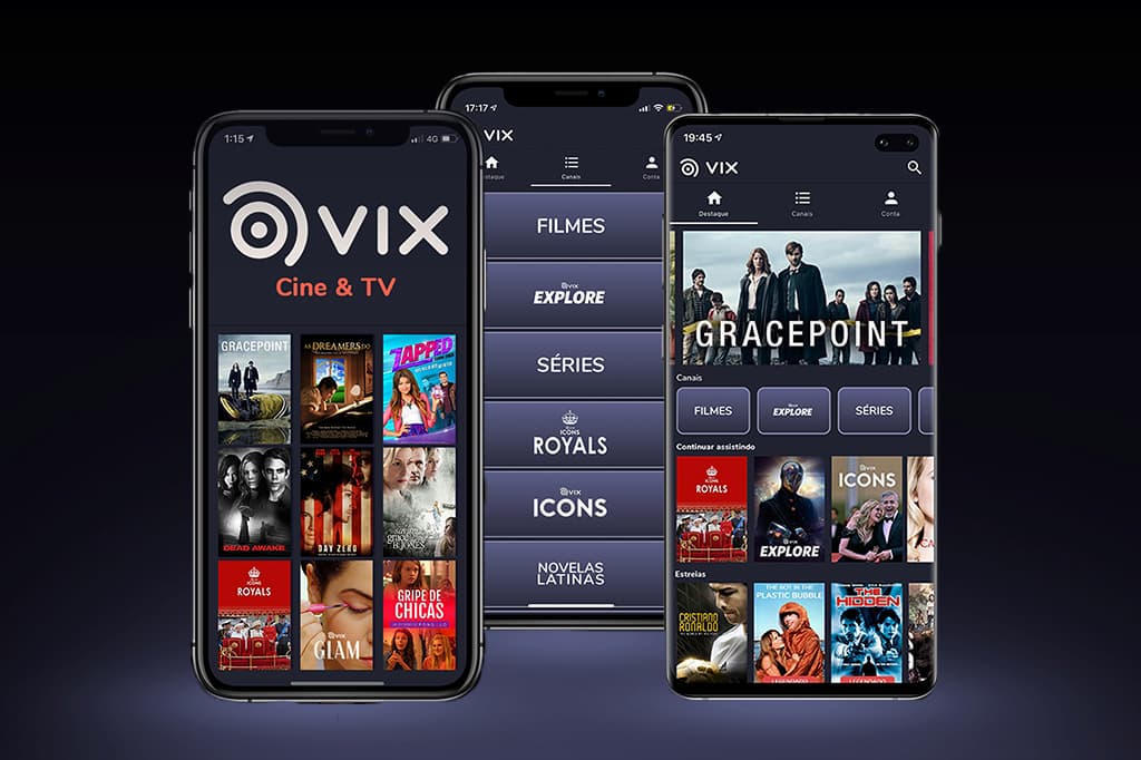 celulares com o aplicativo para ver filmes grátis no android vix
