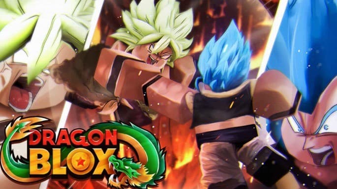 personagens de roblox com skins de dragon ball em jogos de anime