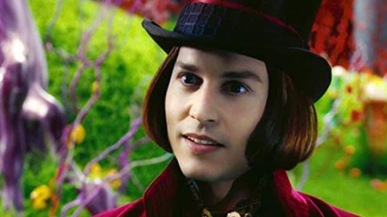 Johnny Depp como Willy Wonka